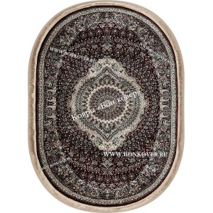 Овальный Ковер с Восточным Узором Медальон Арт 30345