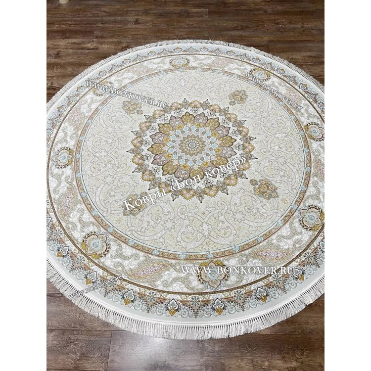Восточный Ковер Для Гостиной Дизайн 30546 Круг
