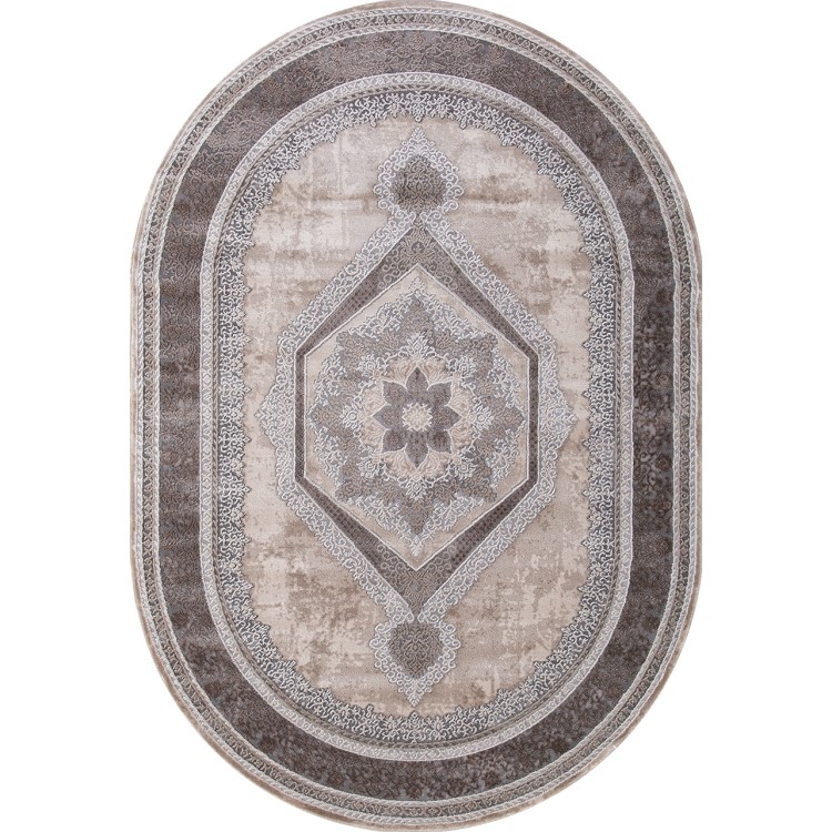 Ковер Armina 04037C GREY / BROWN Овал