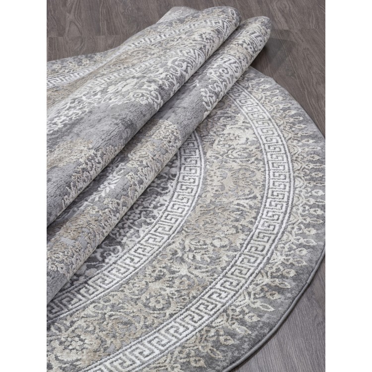 Ковер Armina 04073C GREY / BROWN Круг